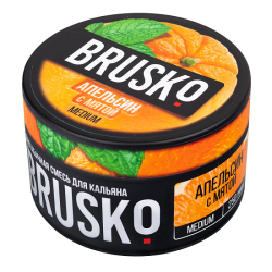 Смесь BRUSKO АПЕЛЬСИН С МЯТОЙ (MEDIUM) 250 гр