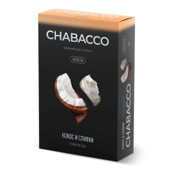 Смесь Chabacco Medium CREME DE COCO (КОКОС И СЛИВКИ) 50 гр