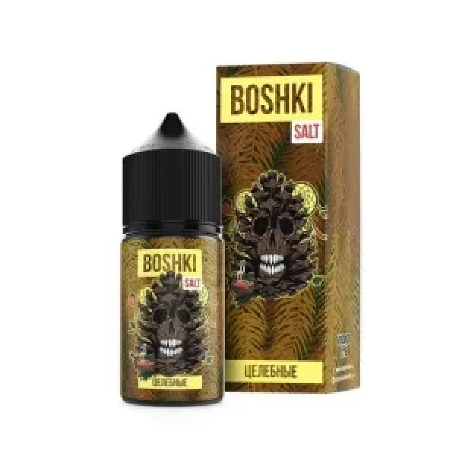 Жидкость BOSHKI Salt Целебные (Мёд трава чай хвоя) (30 мл, 20 мг/мл)