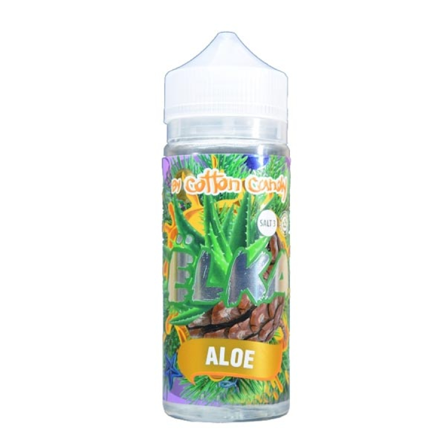 Жидкость Cotton Candy ЁLKA ALOE (Хвоя С Мятой И Алоэ) (120 мл, 0 мг/мл)