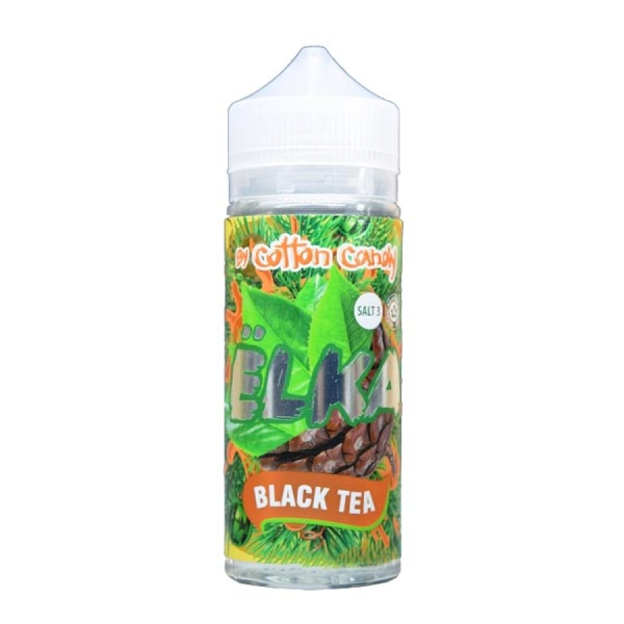 Жидкость Cotton Candy ЁLKA BLACK TEA (Хвоя С Мятой И Чёрным Чаем) (120 мл, 0 мг/мл)