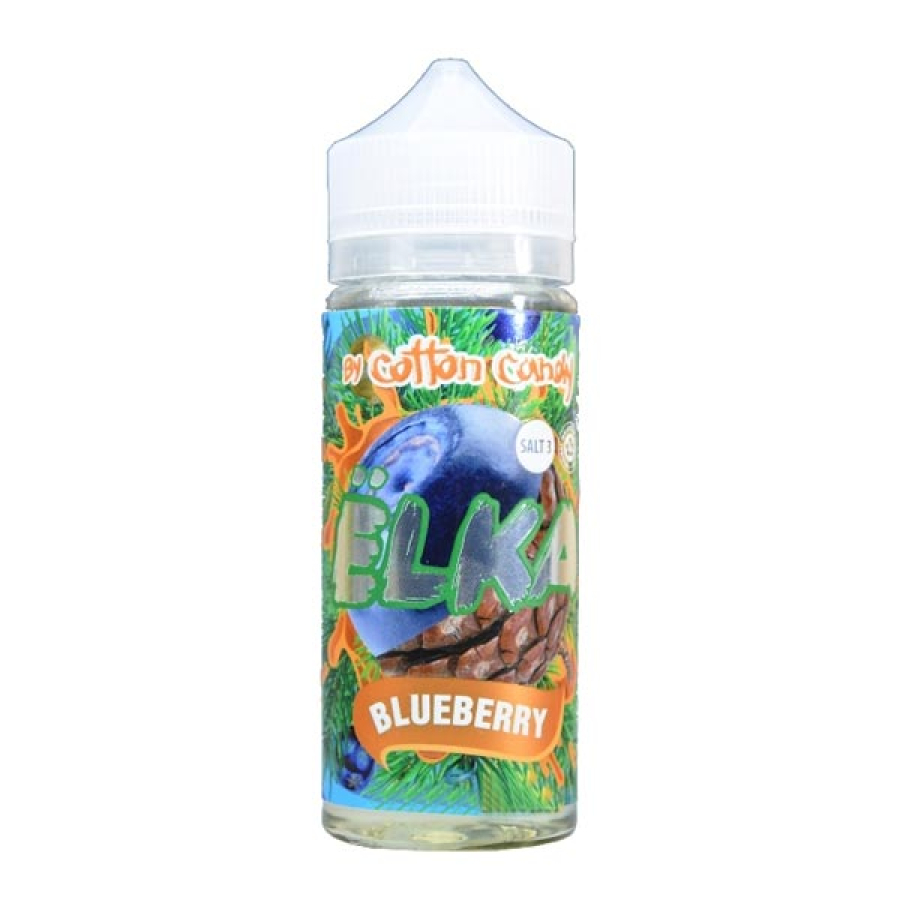 Жидкость Cotton Candy ЁLKA BLUEBERRY (Хвоя С Мятой И Черникой) (120 мл, 0 мг/мл)