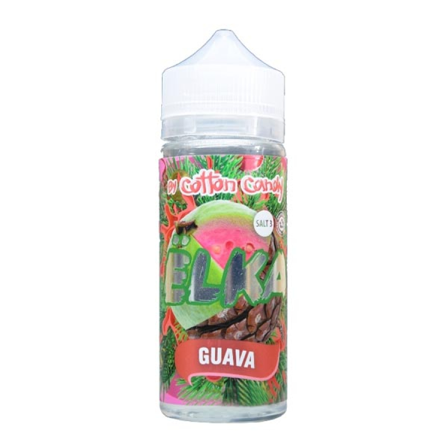 Жидкость Cotton Candy ЁLKA GUAVA (Хвоя С Мятой И Гуавой) (120 мл, 0 мг/мл)