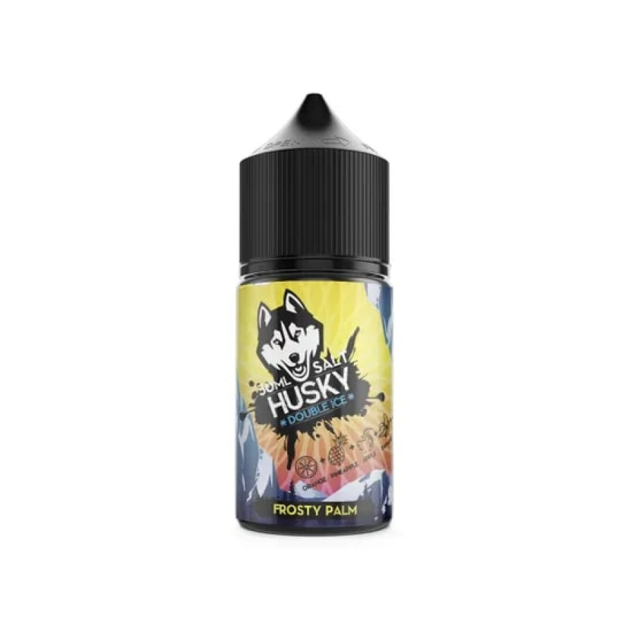 Жидкость Husky salt Double ice Frosty Palm (Апельсин ананас яблоко банан мята) (30 мл, 20 мг/мл)