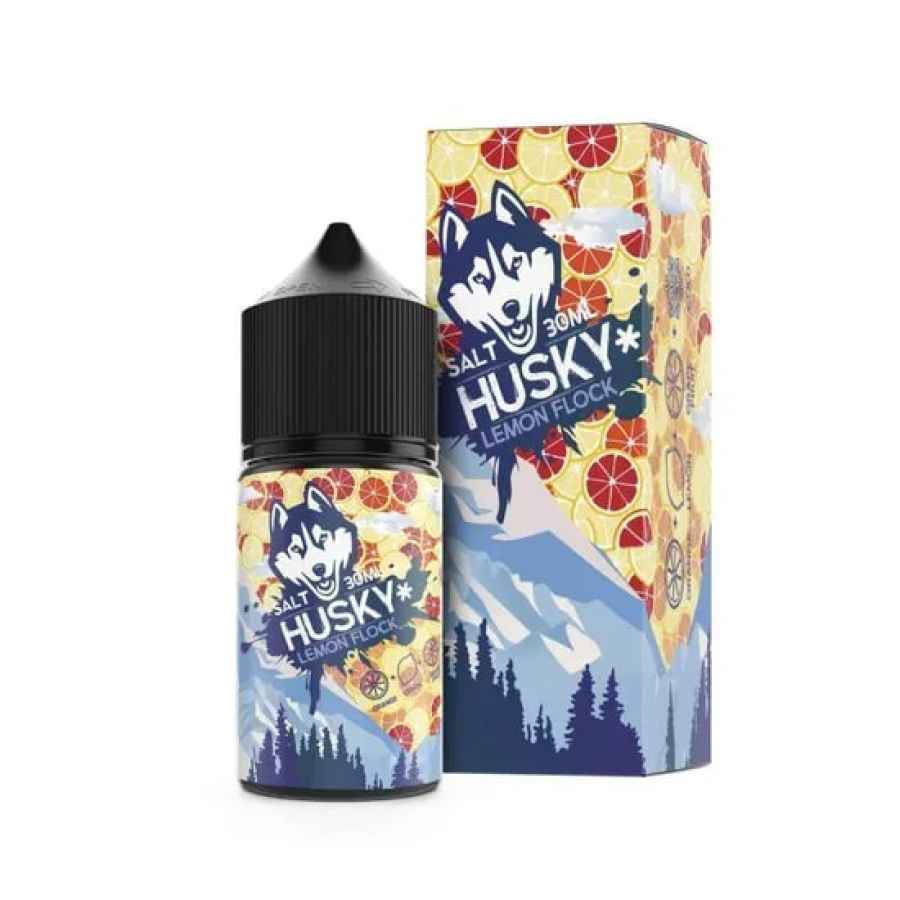 Жидкость Husky salt Malaysian series Lemon flock (Холодок цитрус) (30 мл, 20 мг/мл)