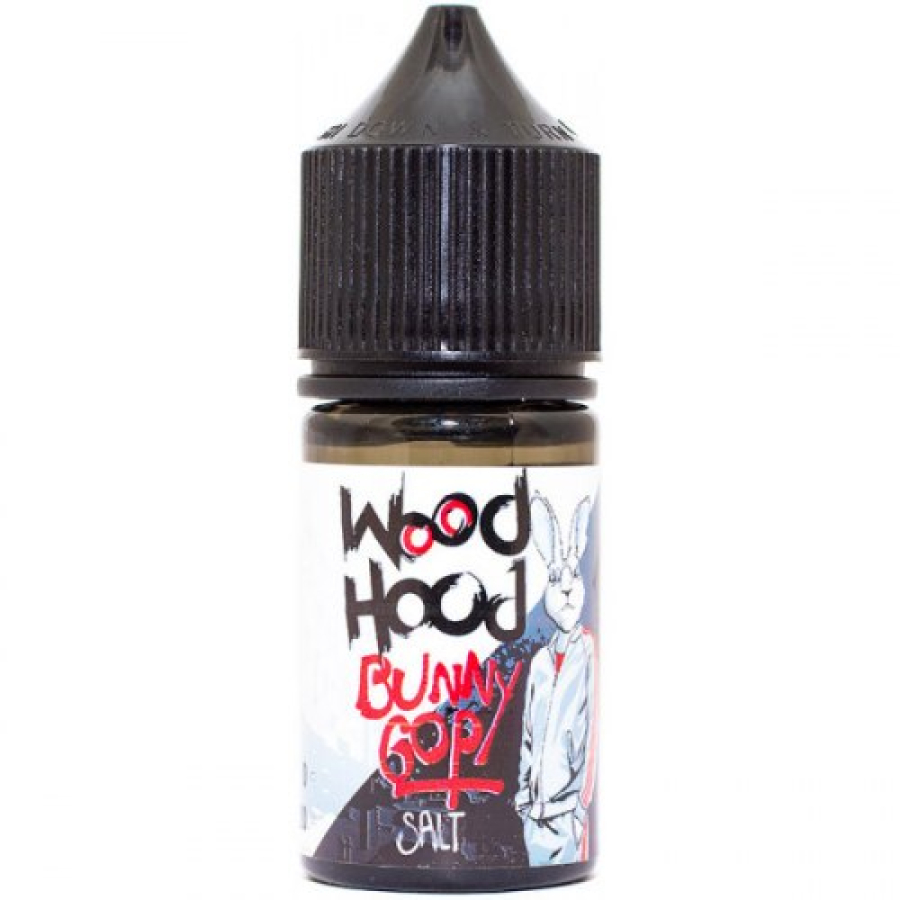 Жидкость Wood Hood Bunny Gop (Малина Черника Черная Смородина Лед) (30 мл, 20 мг/мл)