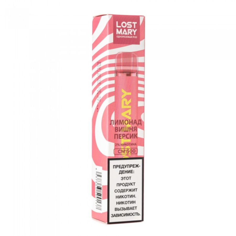 Lost Mary Cherry Peach Lemonade Лимонад вишня персик, 1500 тяг
