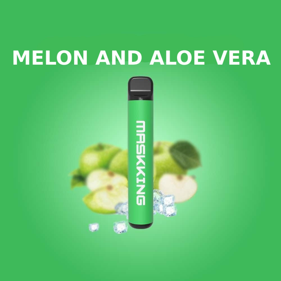 Одноразовая электронная сигарета Maskking High Pro Melon And Aloe Vera (Дыня Алоэ Вера) 1000 затяжек