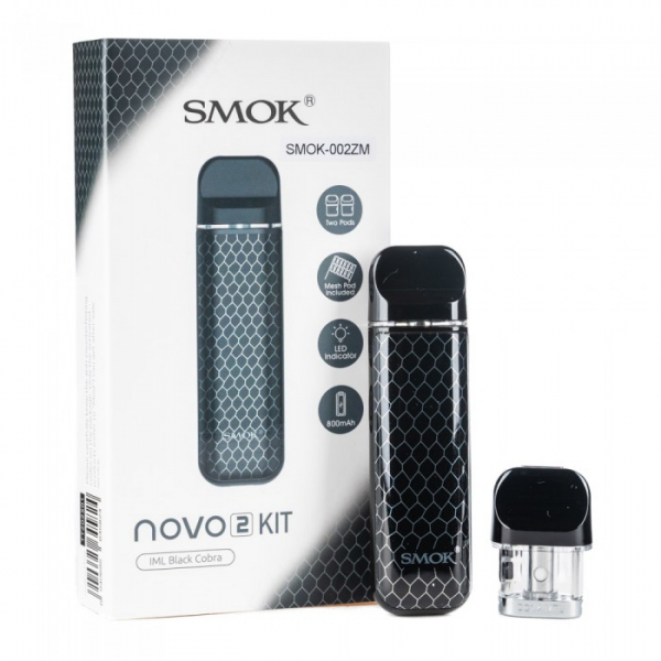 POD-система SMOK Novo 2 Pod 800 mAh Black Carbon