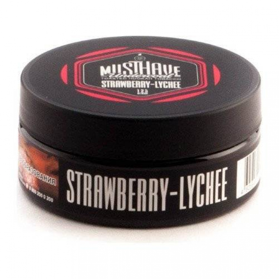 Табак Must Have Strawberry Lychee 125 грамм