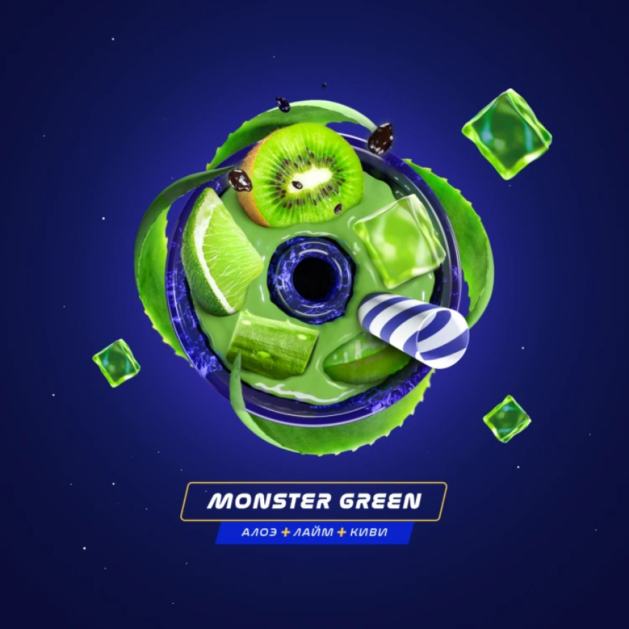 Паста Space Smoke LIGHT Mix Monster  Green (Зеленый Монстр) 30 гр