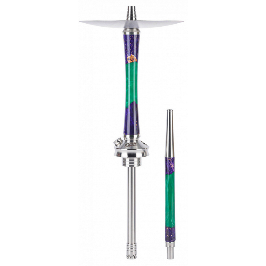 Кальян DSH EX Esmerald Violet (Фиолетовый,Зеленый, 52 см)
