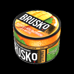 Смесь Brusko Strong манго с апельсином и мятой  50 гр