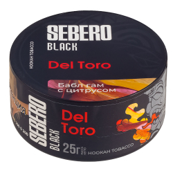 Табак Sebero Black Del Toro  25 грамм