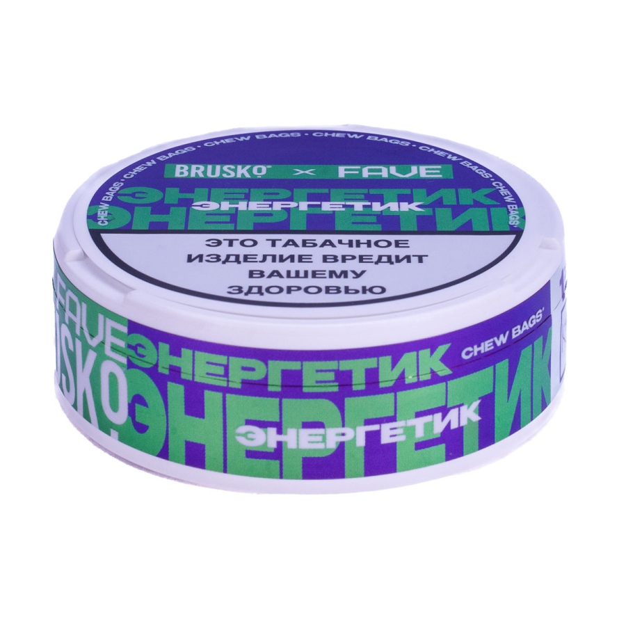 Жевательный табак «Brusko X Fave», Энергетик,  10 грамм