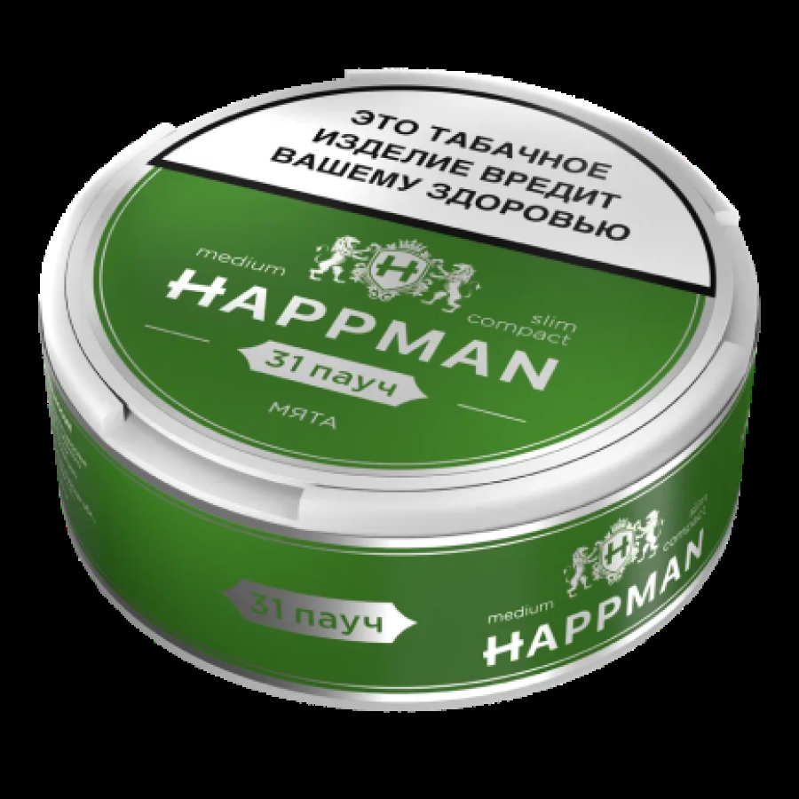 Жевательный табак Happman Medium Мята   10 грамм