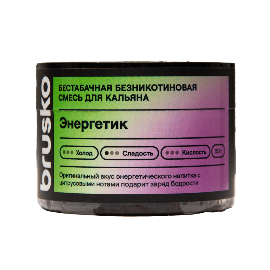 Бестабачная смесь Brusko Энергетик 50 грамм
