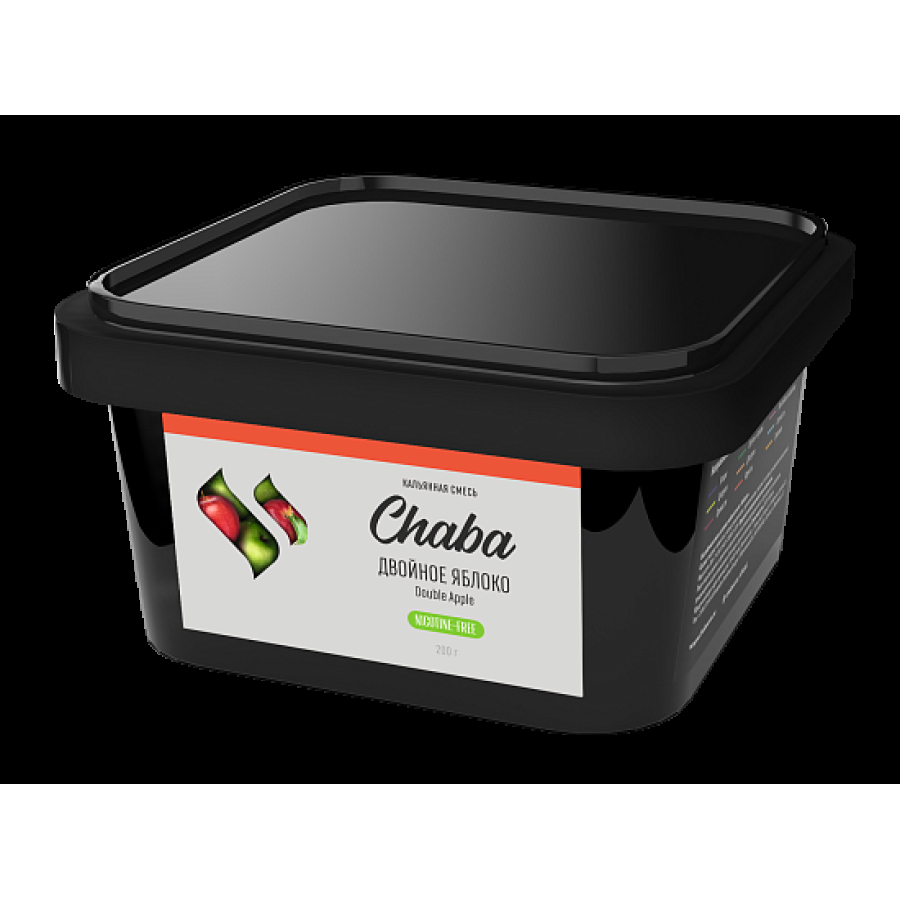 Безникотиновая смесь Chaba Double Apple Двойное Яблоко 200 грамм