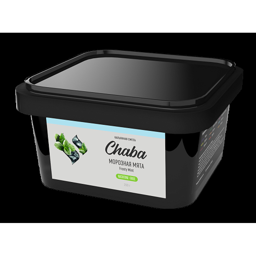 Безникотиновая смесь Chaba Frosty Mint Морозная Мята 200 грамм