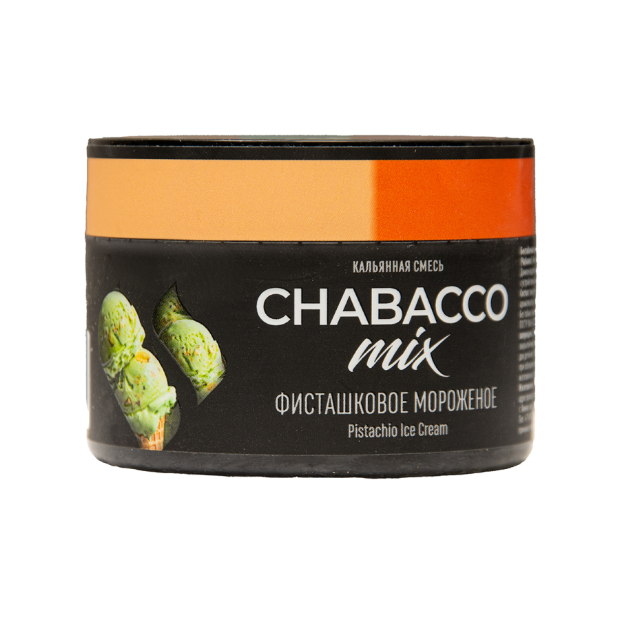 Бестабачная смесь Chabacco Mix Medium Pistachio Ice Cream 50 грамм