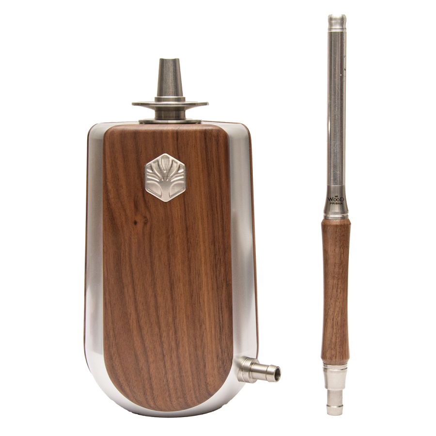 Кальян Mr. Wood Prisma Walnut Steel