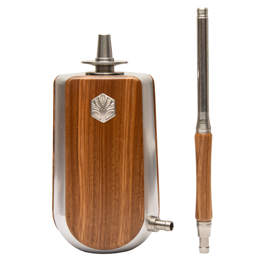 Кальян Mr. Wood Prisma Zebrano Steel