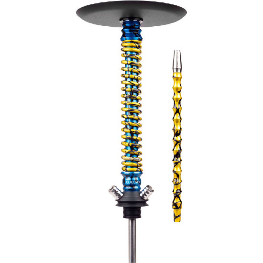 Кальян Mamay Customs Coilover Big Anod Special Blue Splash Gold