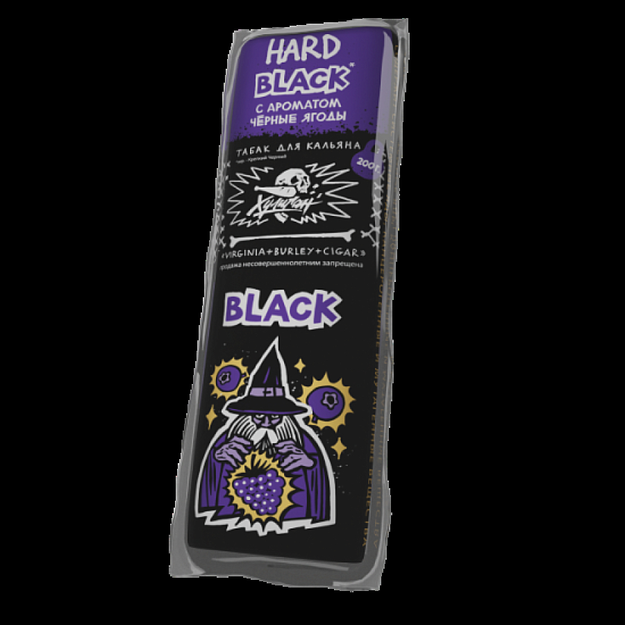 Табак Хулиган Hard Black Черные Ягоды 200 грамм