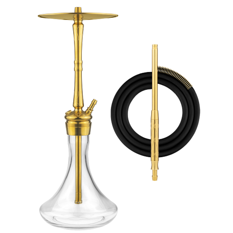 Кальян Hoob Go Pro Gold Фурнитура Gold Prima Быстросъёмное Блюдце