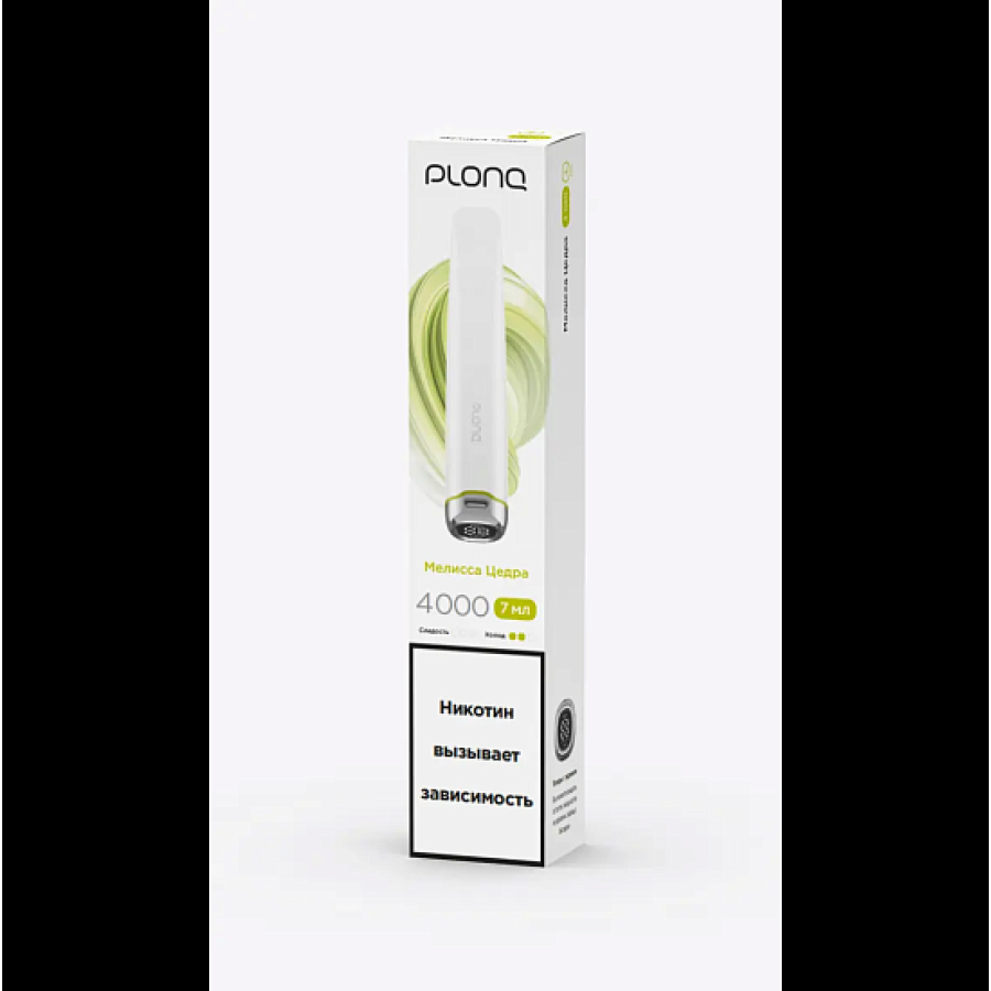 Электронка Plonq Plus Pro 4000 Мелиcса Цедра 4000 затяжек